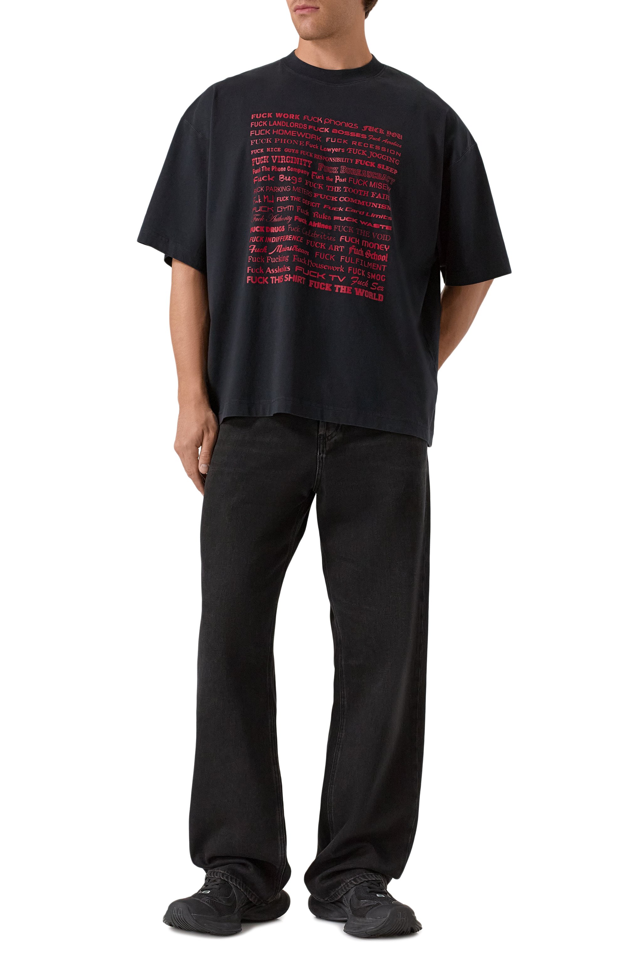 Хлопковая футболка VETEMENTS, арт. UH76TR660B/1000 LIGHT JERSEY, фото 2