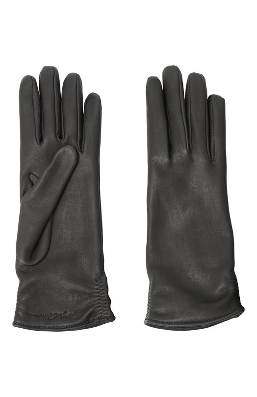 Кожаные перчатки Giorgio Armani GW001984/AF19169 Серый  GW001984/AF19169 Фото 2