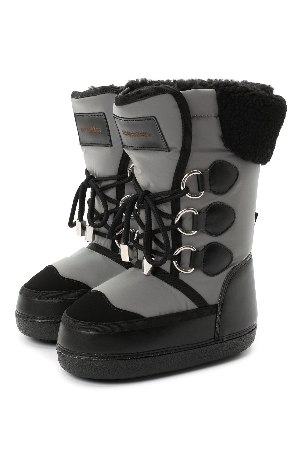 Сапоги-луноходы DSQUARED2, арт. 65207/SINT.NAPPA/28-35, фото 1