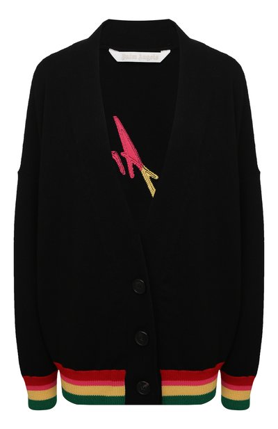 Женский шерстяной кардиган PALM ANGELS, арт. PWHB006S21KNI0031084