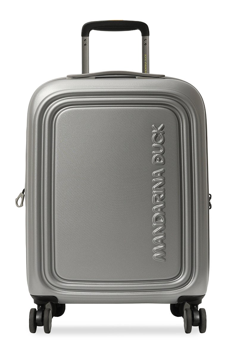 Женский чемодан logoduck+ expandable cabin MANDARINA DUCK серебряного цвета, арт. SZV54-466 | Фото 6 (Региональные ограничения белый список (Axapta Mercury): Не проставлено; Размер: large; Материал: Пластик)