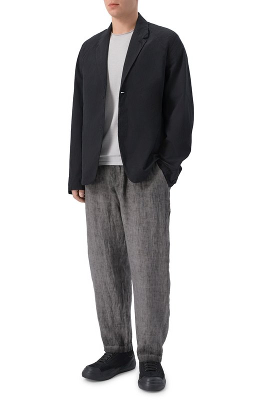 Льняные брюки Never Enough 2B5M021-060/MPA058 Серый  2B5M021-060/MPA058 Фото 2