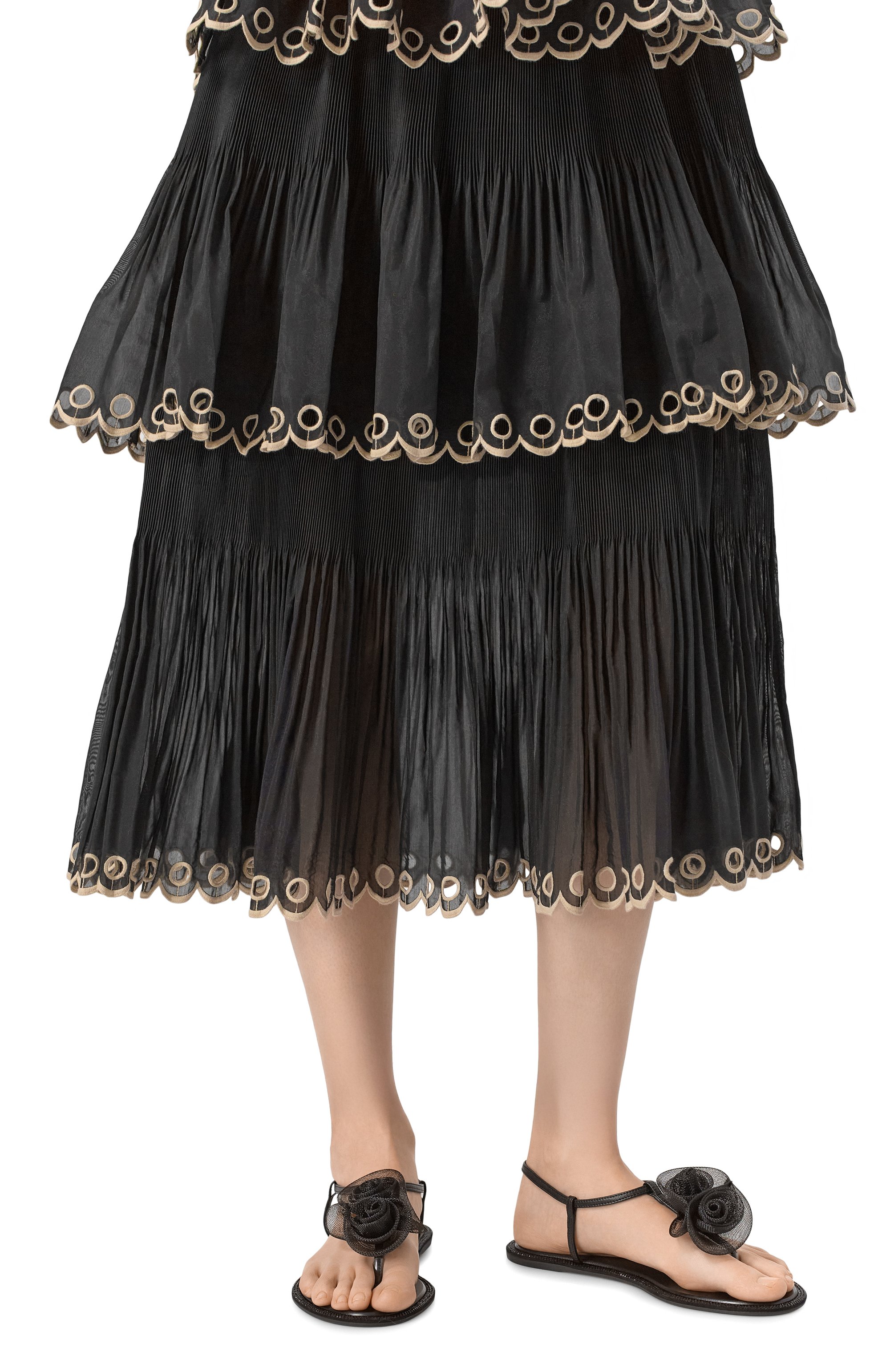 Кожаные сандалии rose LE SILLA, арт. 1219F020MTPPNEM, фото 2