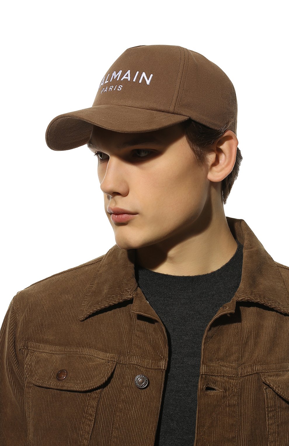 Хлопковая бейсболка BALMAIN, арт. XH1XA000/BB31, фото 2