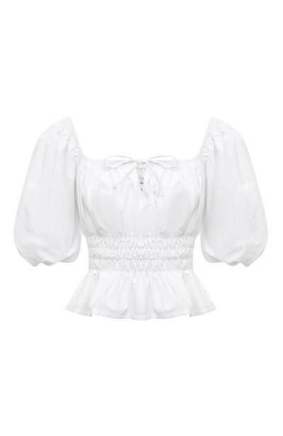 Женский хлопковый топ FAITHFULL THE BRAND, арт. FF1722-WHT