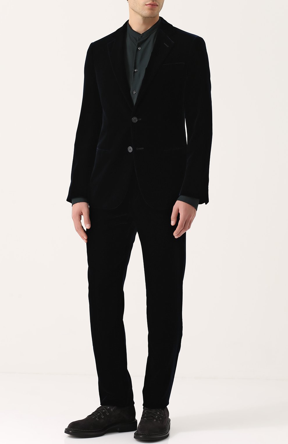 Брюки из вискозы прямого кроя GIORGIO ARMANI, арт. ZSP040/0S200, фото 2