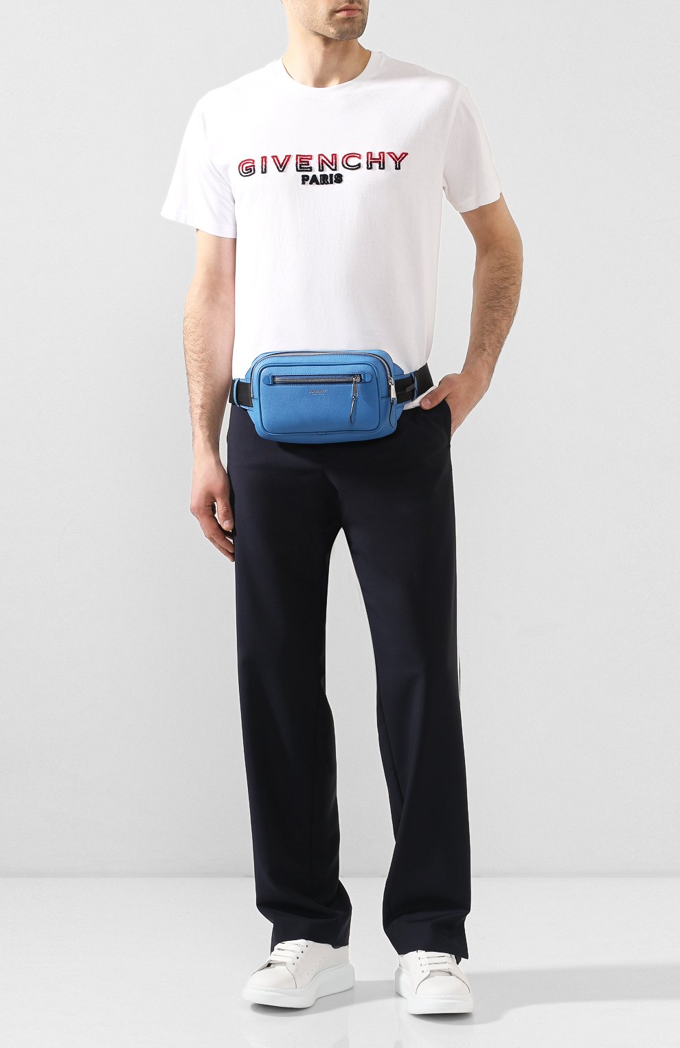 Кожаная поясная сумка BURBERRY, арт. 8027143, фото 2