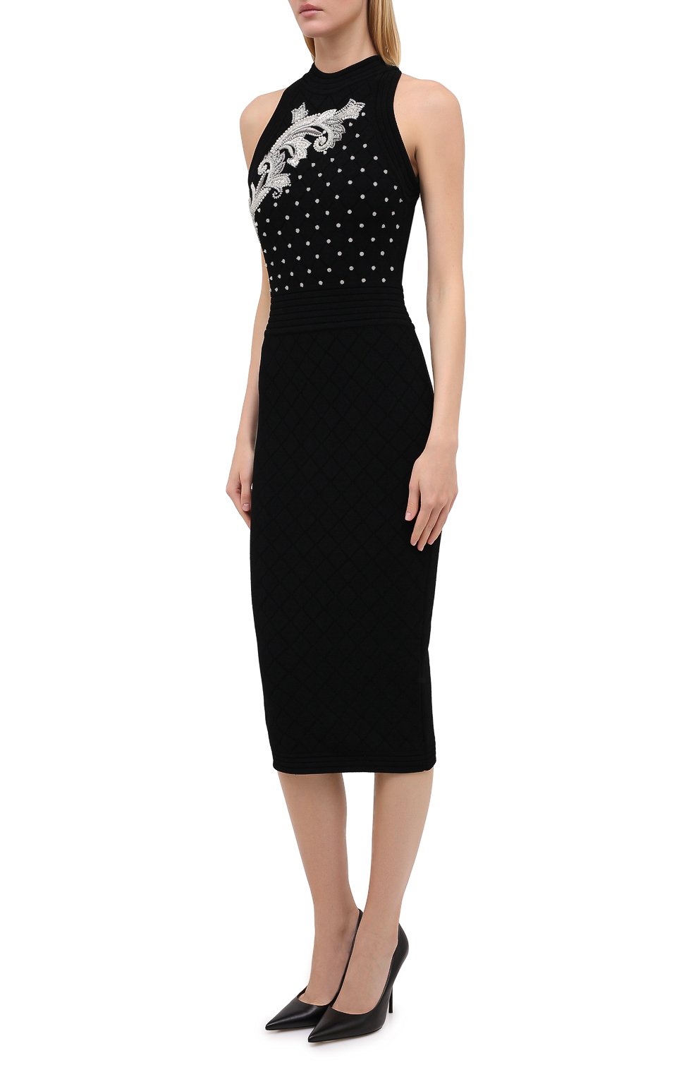 Платье из вискозы BALMAIN, арт. UF16534/K157, фото 3