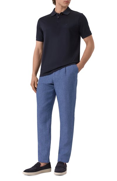 Поло из лиоцелла и хлопка EMPORIO ARMANI, арт. EM001082/AF10017, фото 2