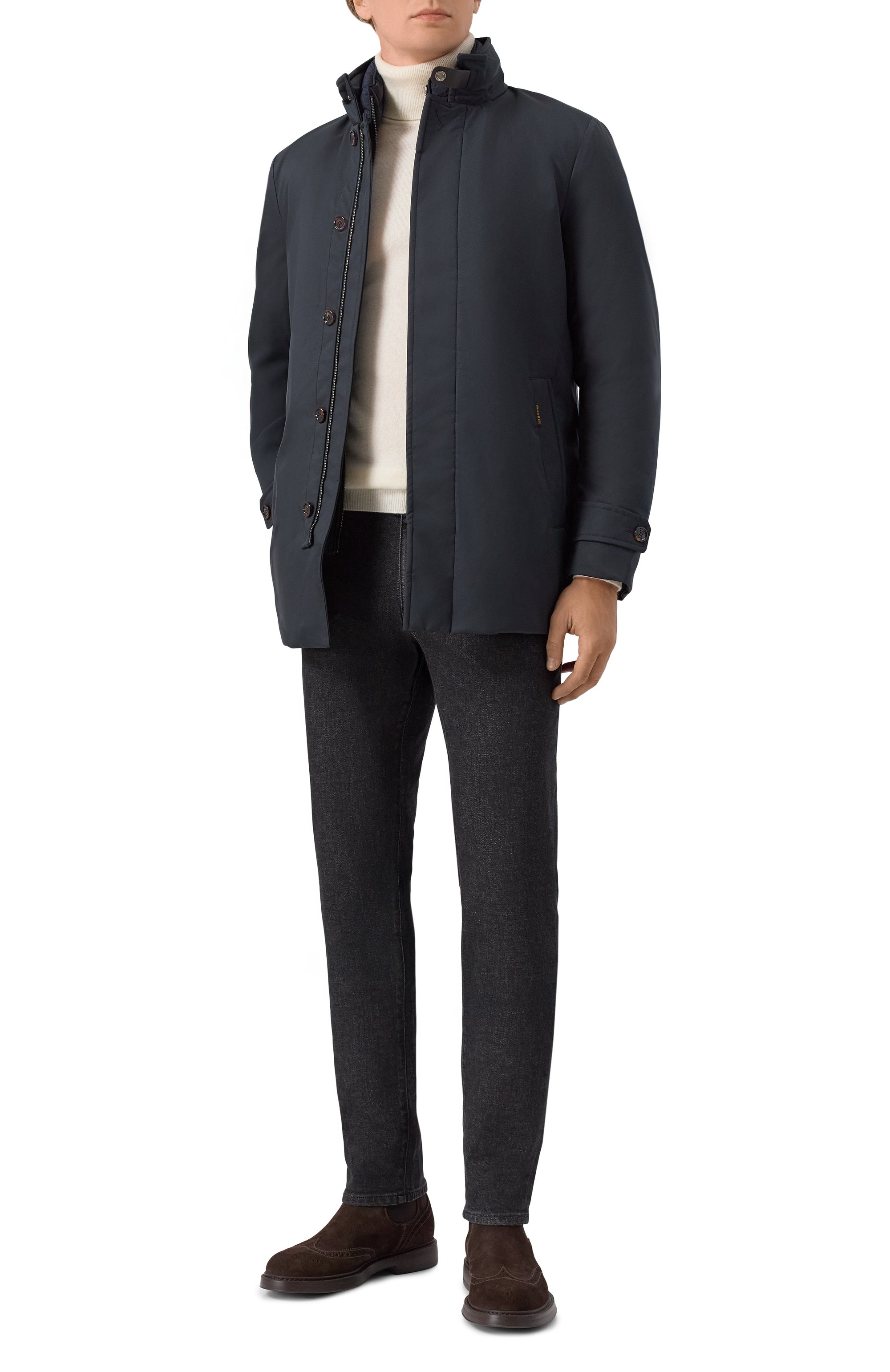 Пуховая куртка reis-ads MOORER темно-синего цвета по цене 217000 руб., арт. REIS/ADS, фото 2 Пуховая куртка reis-ads MOORER, арт. REIS/ADS, фото 2