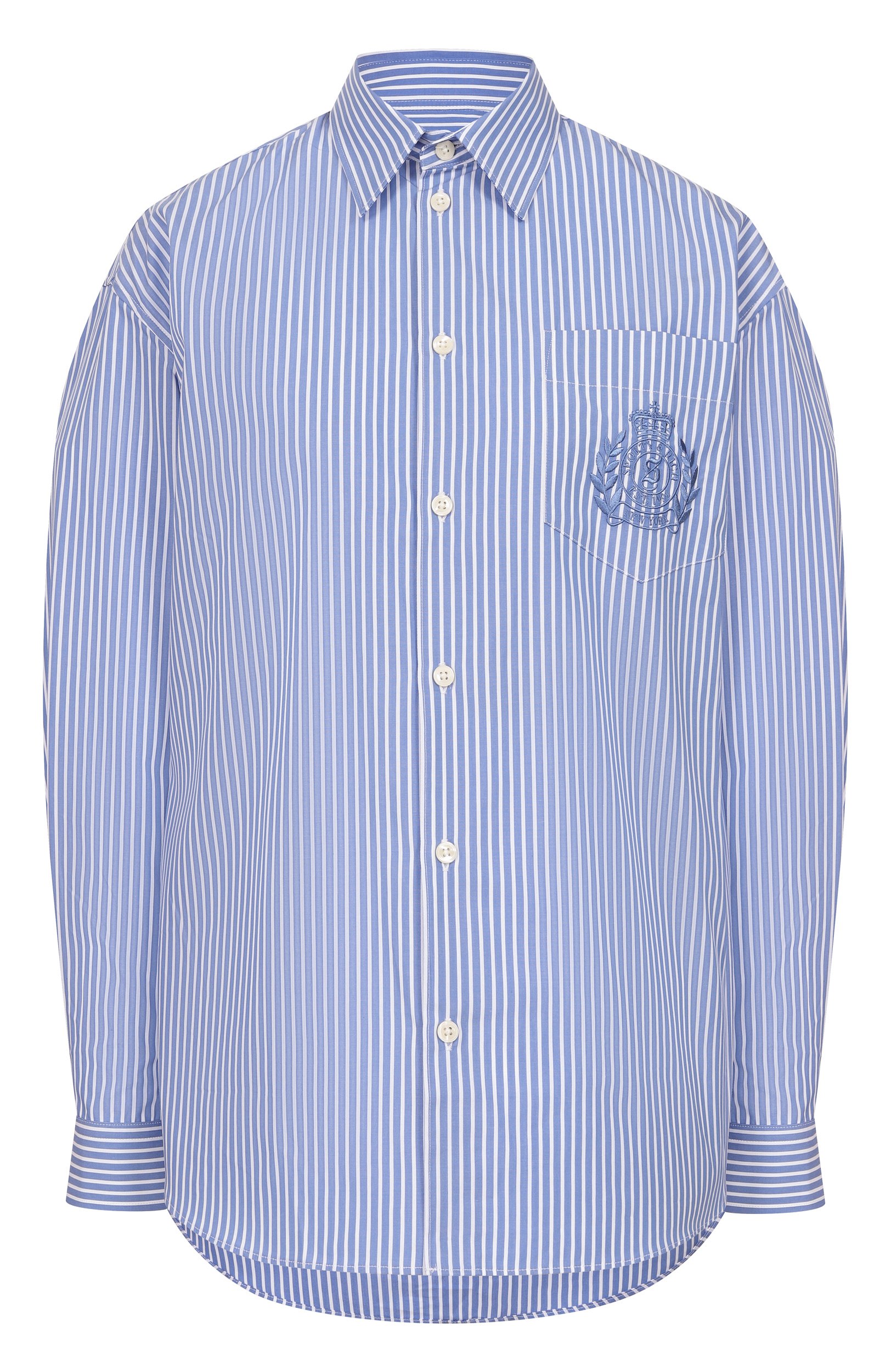 Хлопковая рубашка SPORTY AND RICH, арт. SI006712243ST02, фото 1