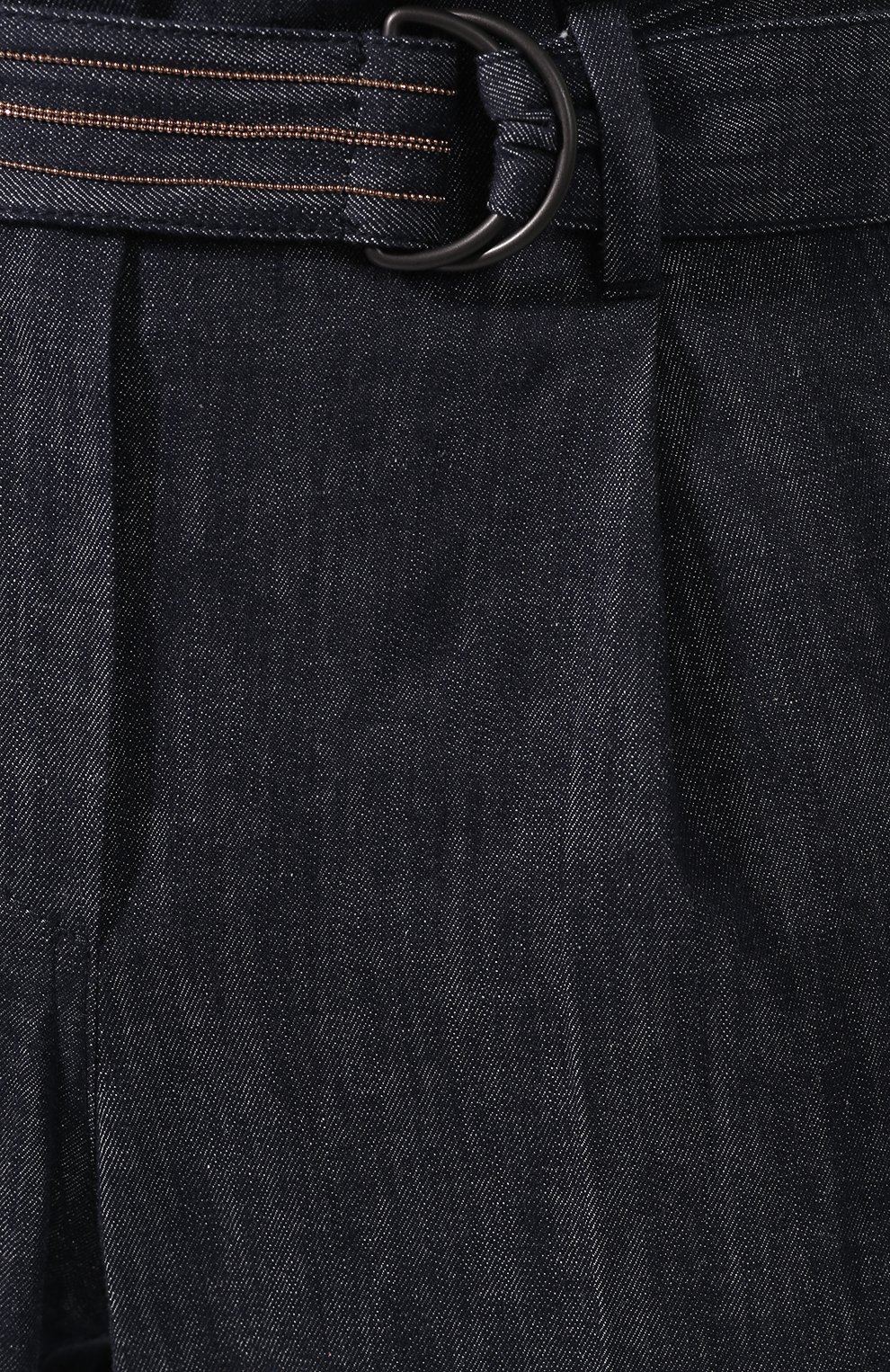 Джинсы с поясом BRUNELLO CUCINELLI темно-синего цвета по цене 125500 руб., арт. M0F28P5449, фото 5 Джинсы с поясом BRUNELLO CUCINELLI, арт. M0F28P5449, фото 5