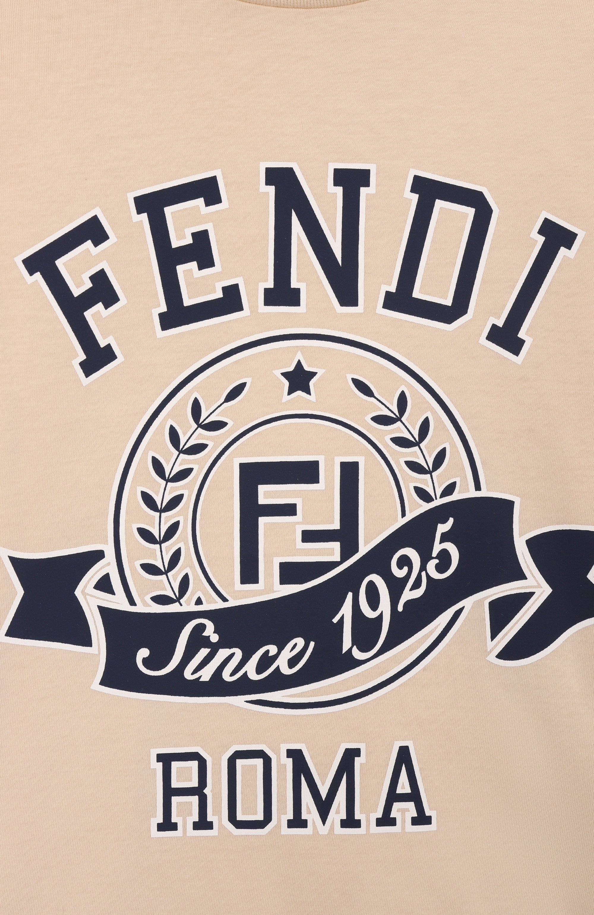 Хлопковая футболка FENDI, арт. JUI164/7AJ/3-5, фото 3