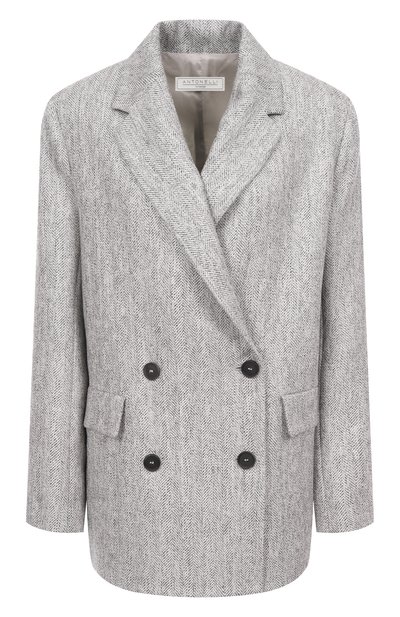 Женский жакет из шерсти и вискозы ANTONELLI FIRENZE, арт. M3452P/895C