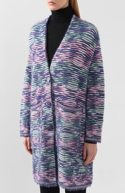 Кардиган EMPORIO ARMANI разноцветного цвета по цене 107500 руб., арт. 6G2MTX/2M30Z, фото 3 Кардиган EMPORIO ARMANI, арт. 6G2MTX/2M30Z, фото 3