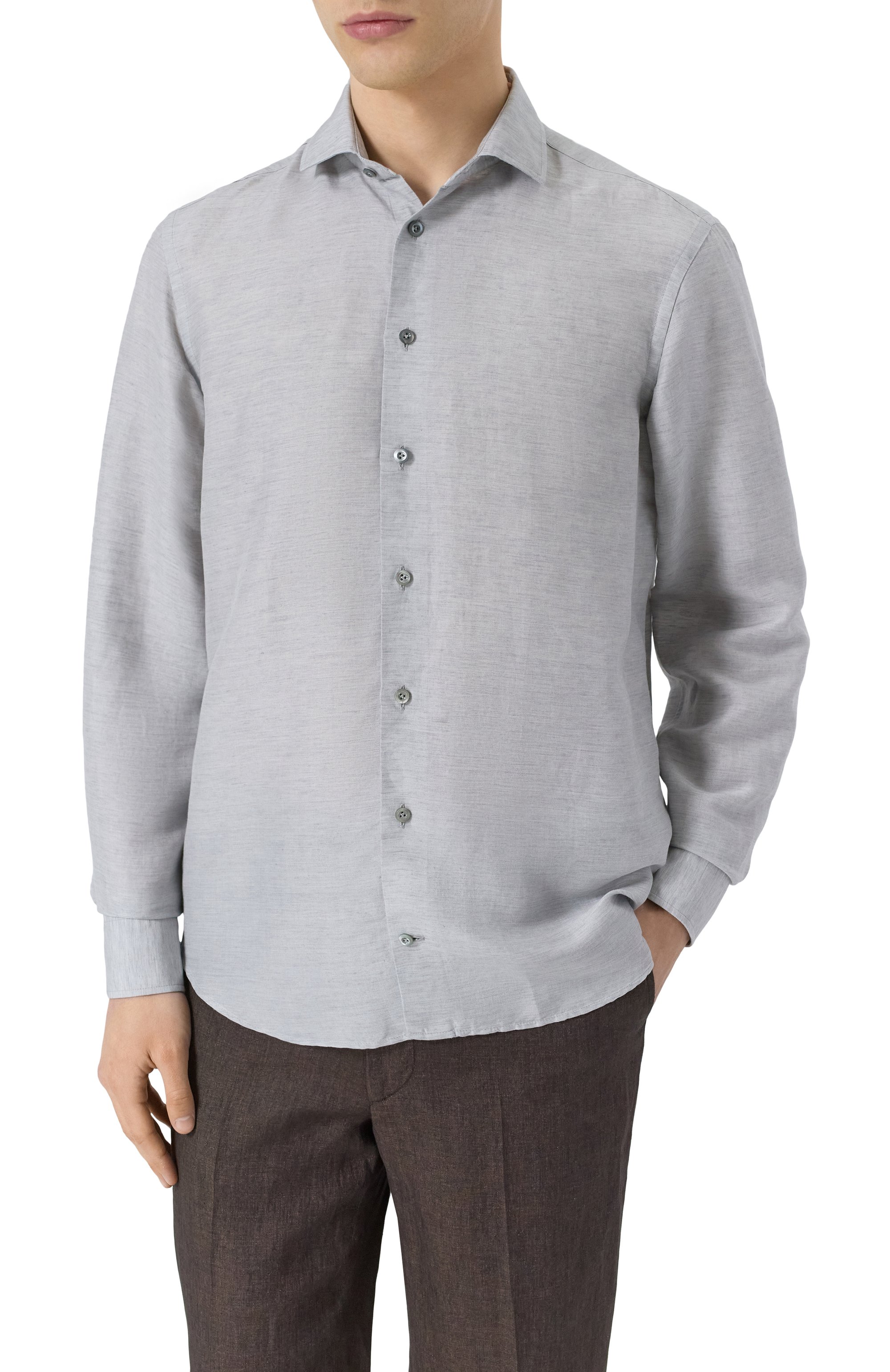 Льняная рубашка VAN LAACK, арт. RIK0S-TF02W/150316, фото 4