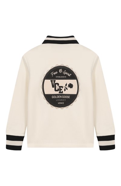 Хлопковое поло GOLDEN GOOSE DELUXE BRAND, арт. GKP02420.P002195, фото 2