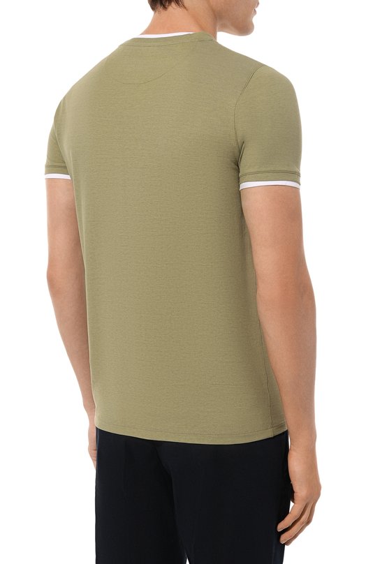 Хлопковая футболка Fradi Хаки, фото 4