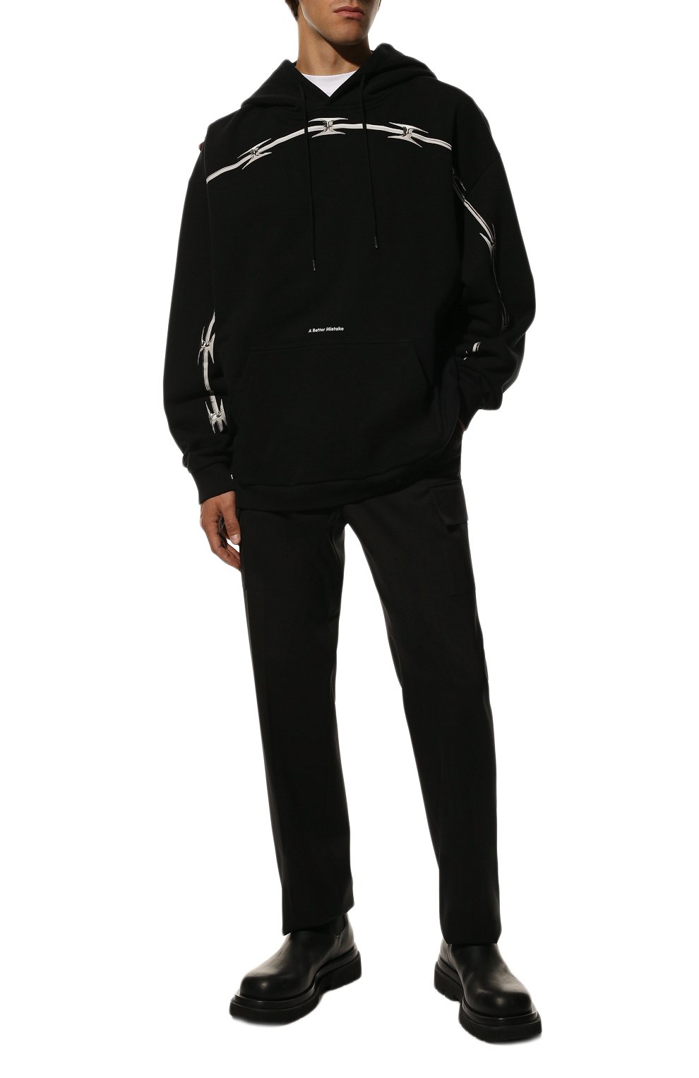 Хлопковое худи A BETTER MISTAKE, арт. 02D2TH041 FL002PD, фото 2