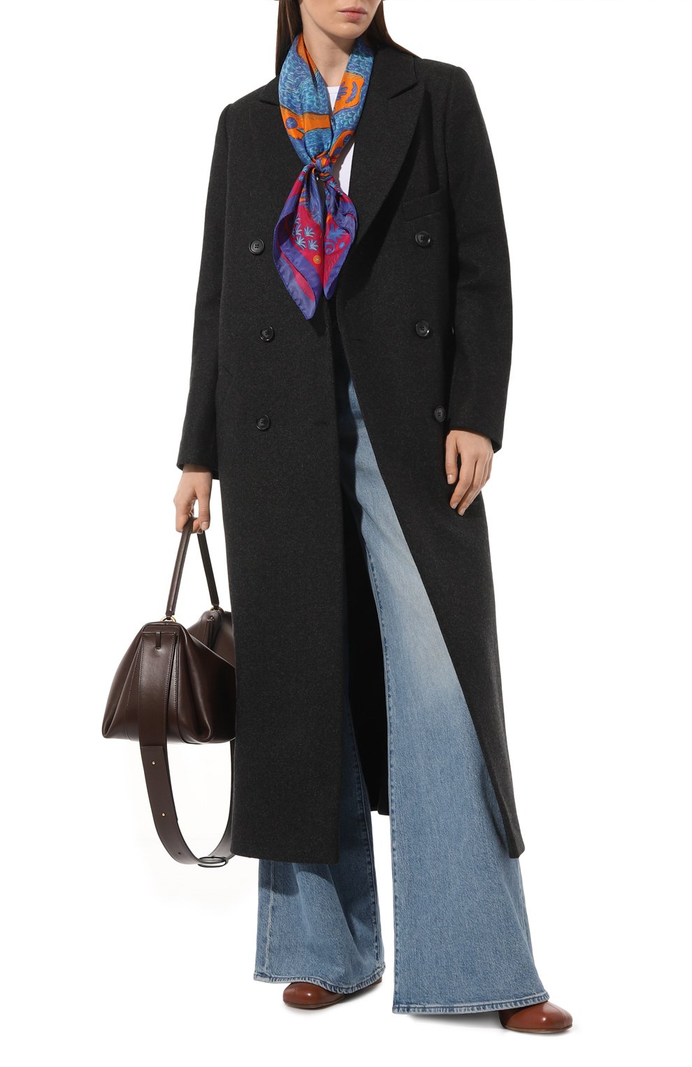 Шелковый платок дракон GOURJI, арт. T27DROR7R/1, фото 3