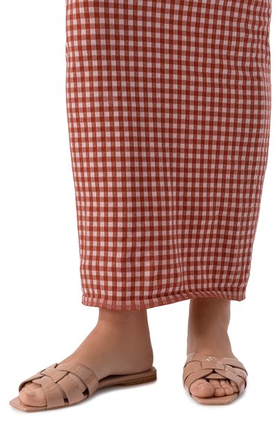 Кожаные шлепанцы tribute SAINT LAURENT, арт. 571952/B8I00, фото 2