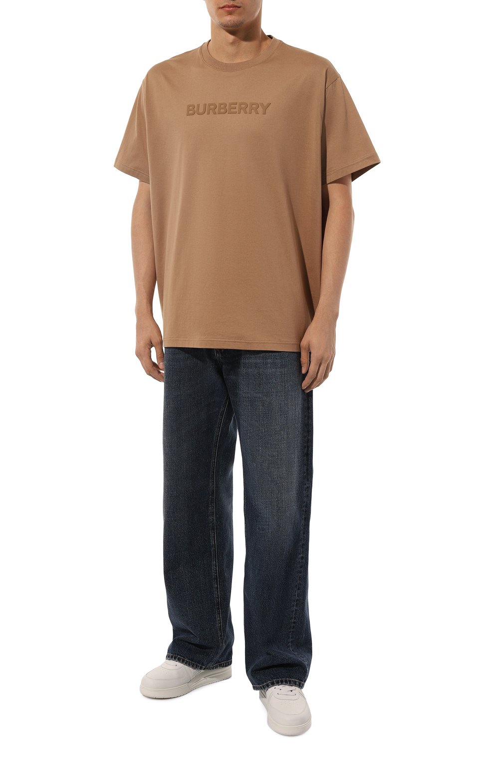 Хлопковая футболка BURBERRY, арт. 8055310, фото 2