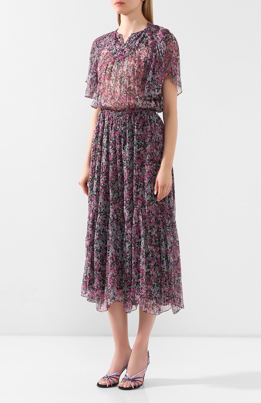 Шелковое платье ISABEL MARANT, арт. R01729-20E016I/0DELIA, фото 3