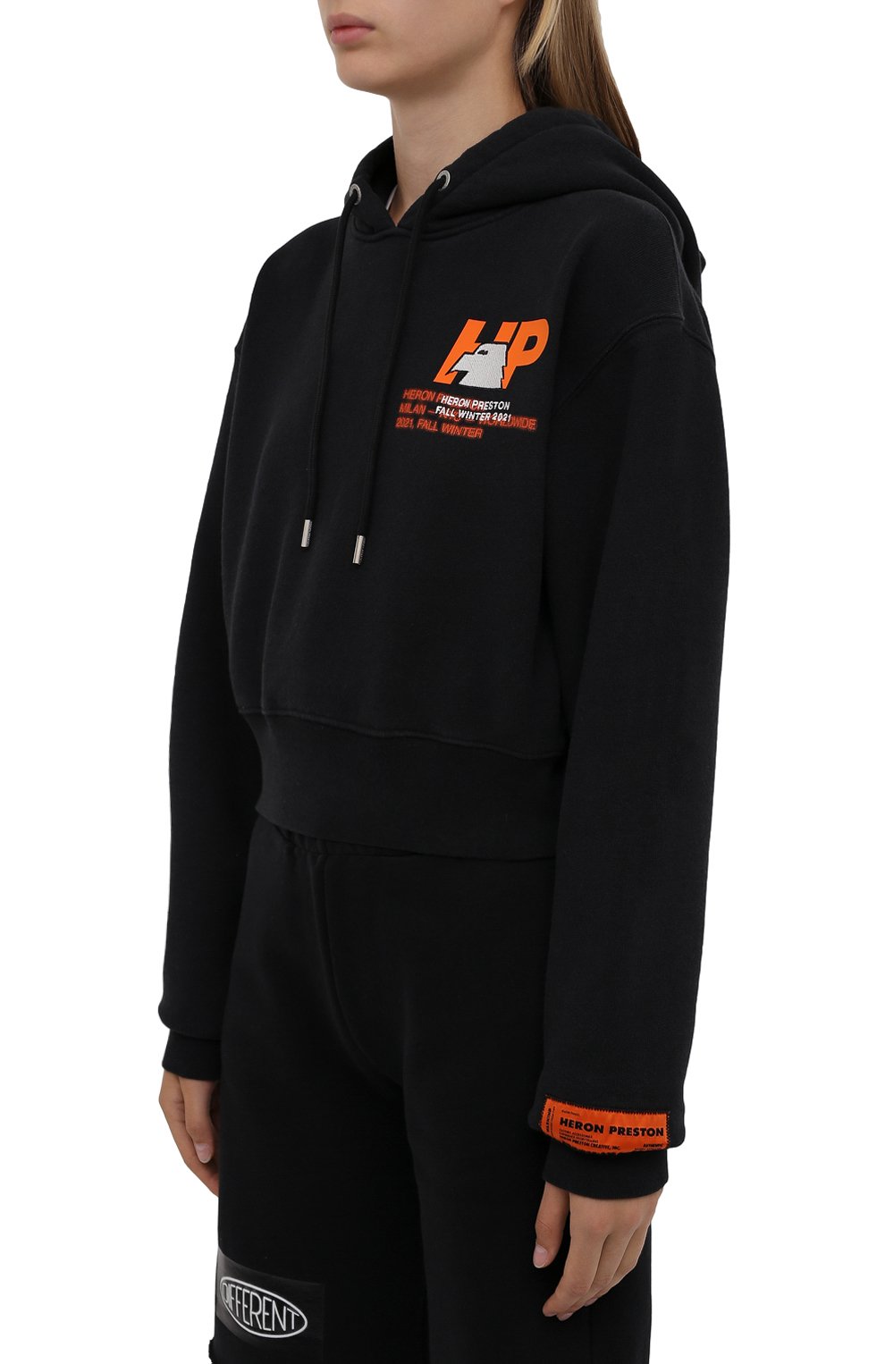 Хлопковое худи HERON PRESTON, арт. HWBB021F21JER0021022, фото 3