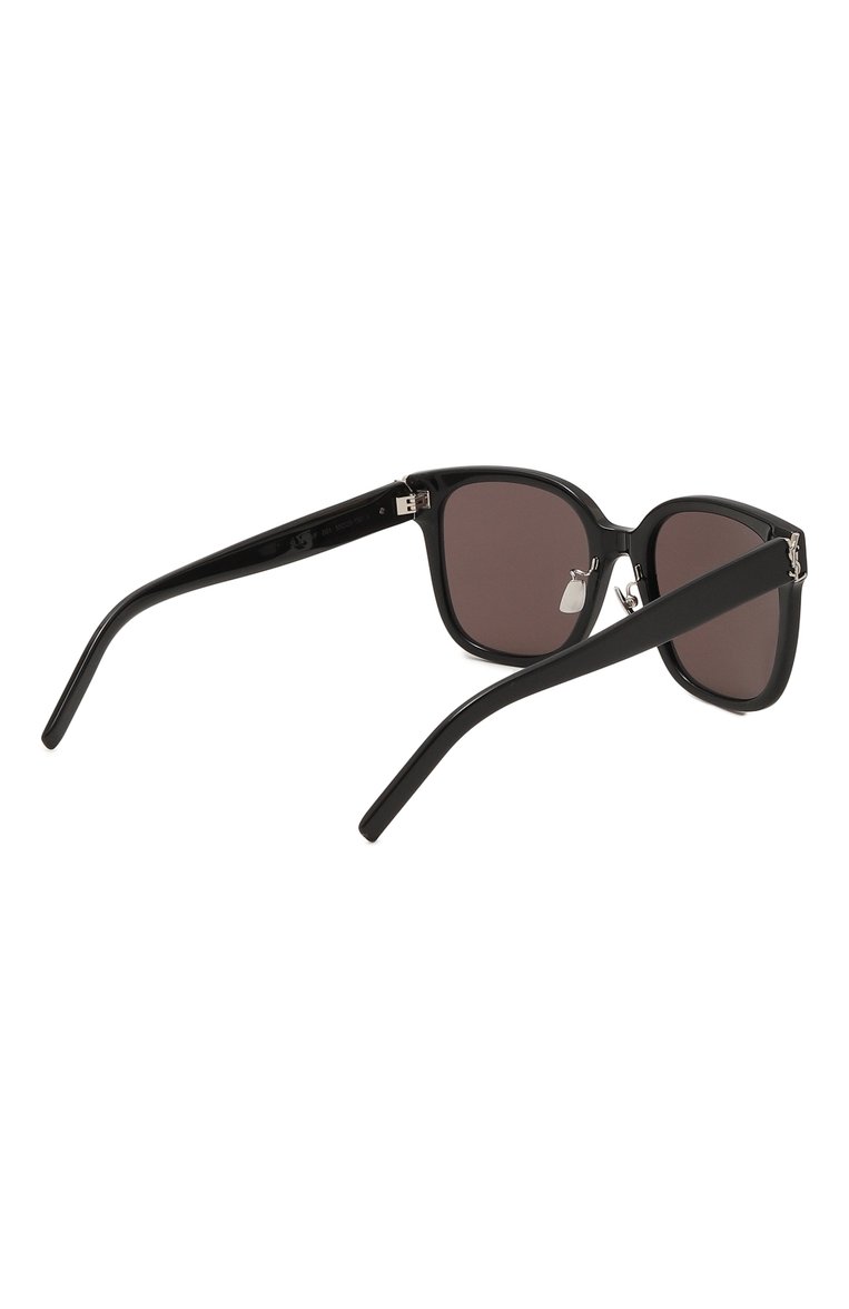 Женские солнцезащитные очки SAINT LAURENT черного цвета, арт. SL M105/F 001 | Фото 4 (Нос: Не проставлено; Региональные ограничения белый список (Axapta Mercury): Не проставлено; Тип очков: С/з; Материал: Пластик; Оптика Гендер: оптика-женское; Очки форма: Квадратные)