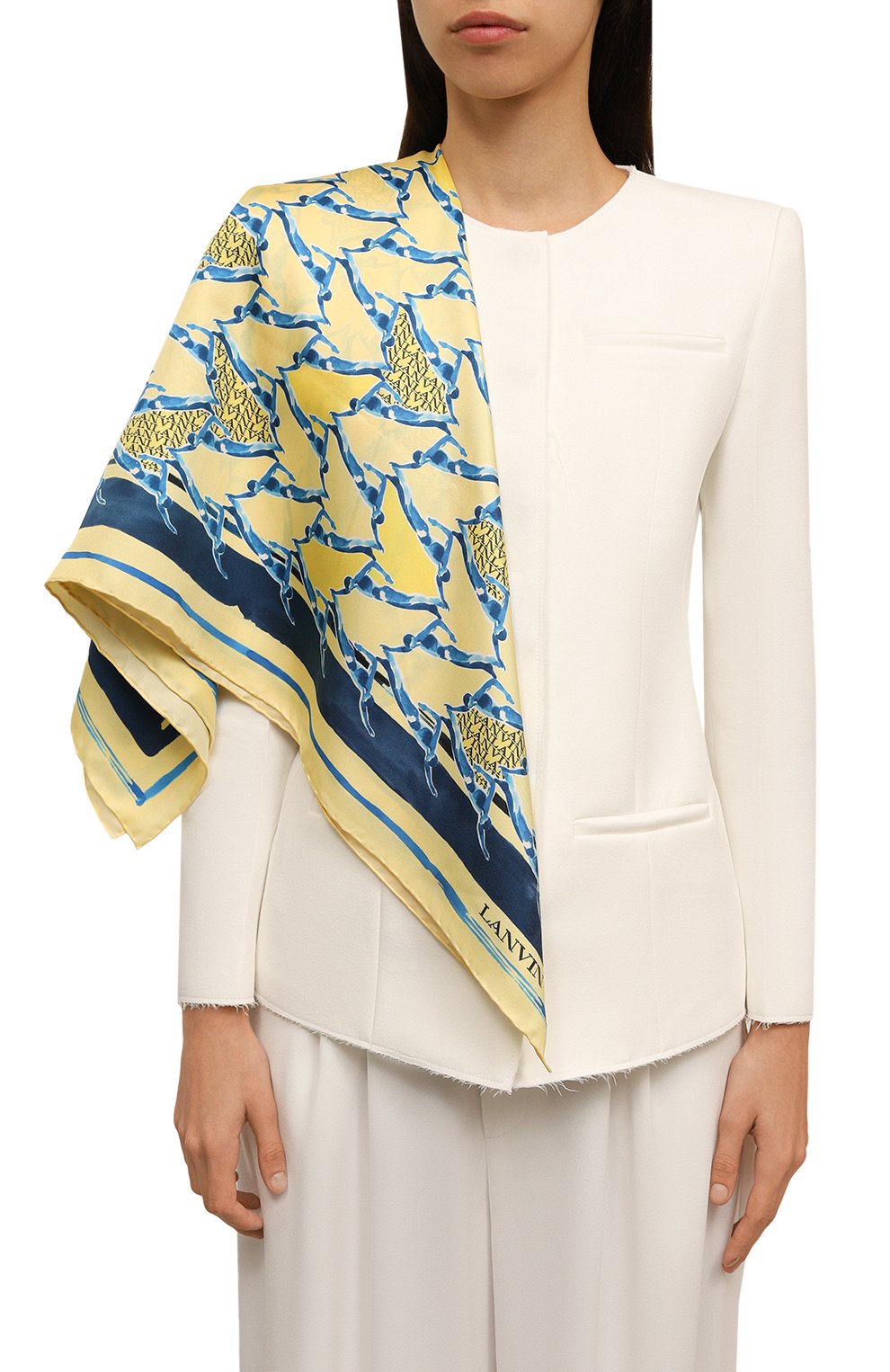 Шелковый платок LANVIN, арт. 6L9090/SS226, фото 2