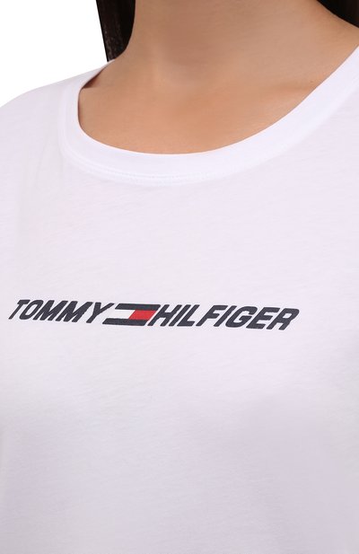 Хлопковая футболка TOMMY HILFIGER, арт. S10S101016, фото 4