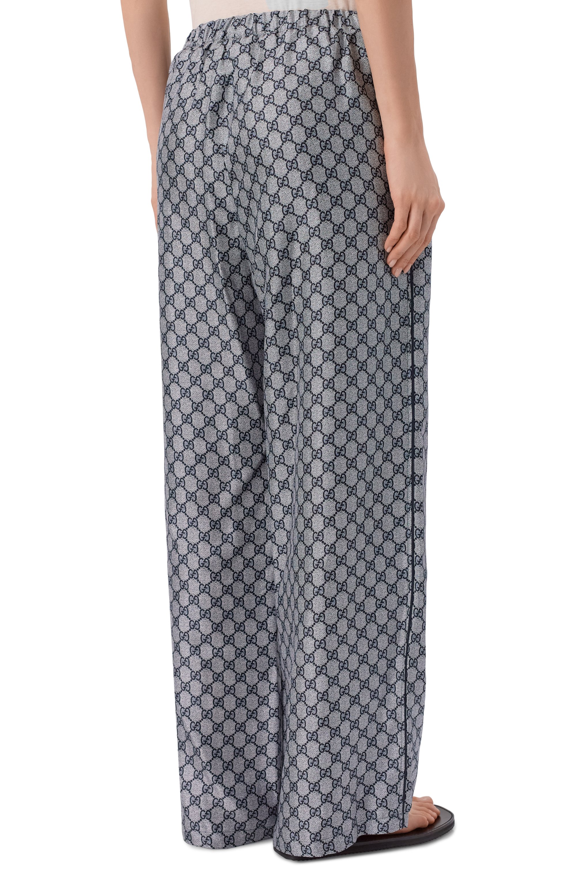 Шелковые брюки GUCCI, арт. 788984/ZANRP, фото 4