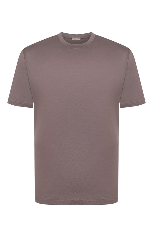 Хлопковая футболка Capobianco 20M660.MK00. Коричневый 20M660.MK00.