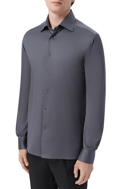 Хлопковая рубашка KITON, арт. UMCNERHH09665, фото 3