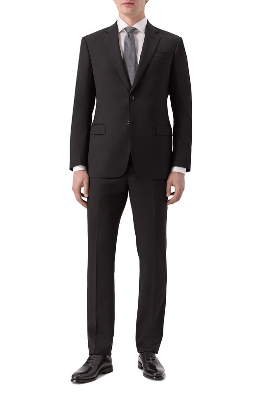 Шерстяной костюм Giorgio Armani GM000007/TE10047 Чёрный GM000007/TE10047