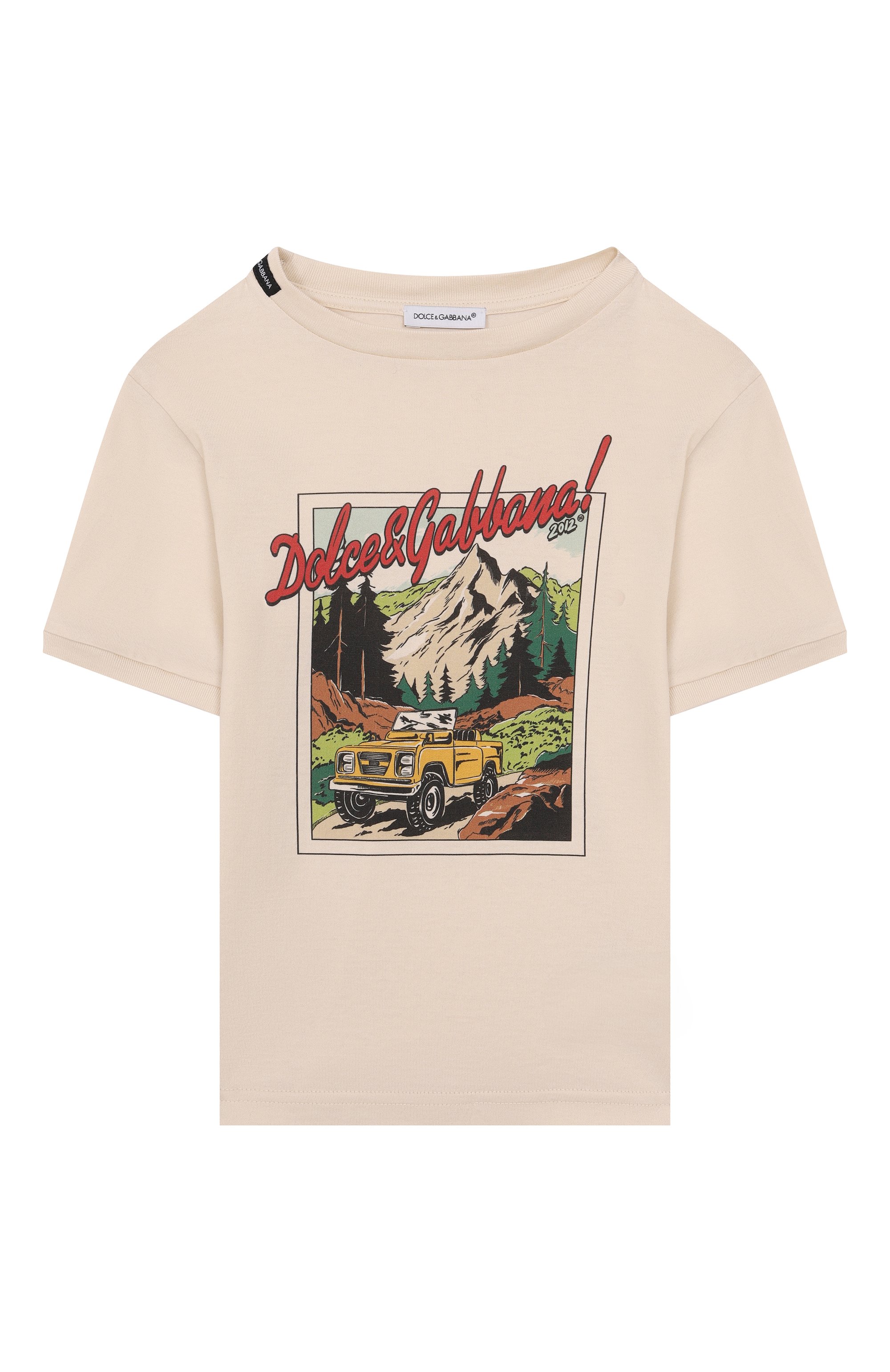 Хлопковая футболка DOLCE & GABBANA, арт. L4JTJD/G7PJS/2-6, фото 1