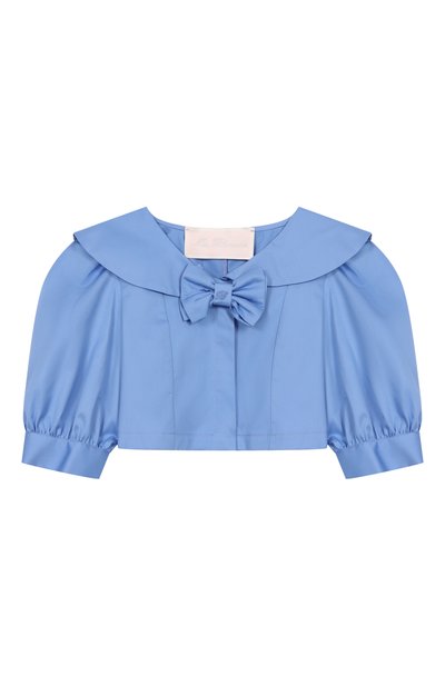 Хлопковая блузка BLUMARINE, арт. BFCA005.0.RA009/6A-12A