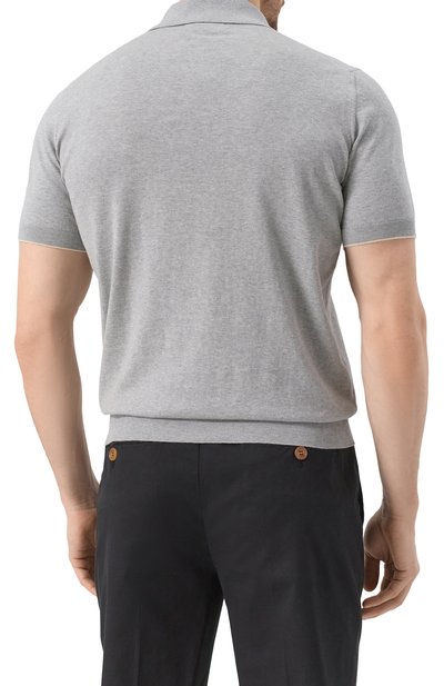 Хлопковое поло BRUNELLO CUCINELLI, арт. M29800125, фото 4