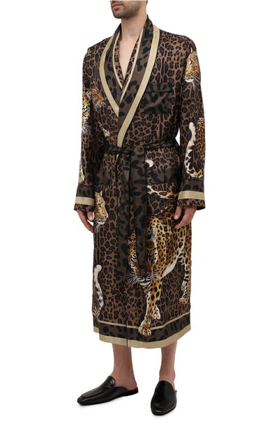 Шелковый халат DOLCE & GABBANA, арт. G0936T/FI16F, фото 3