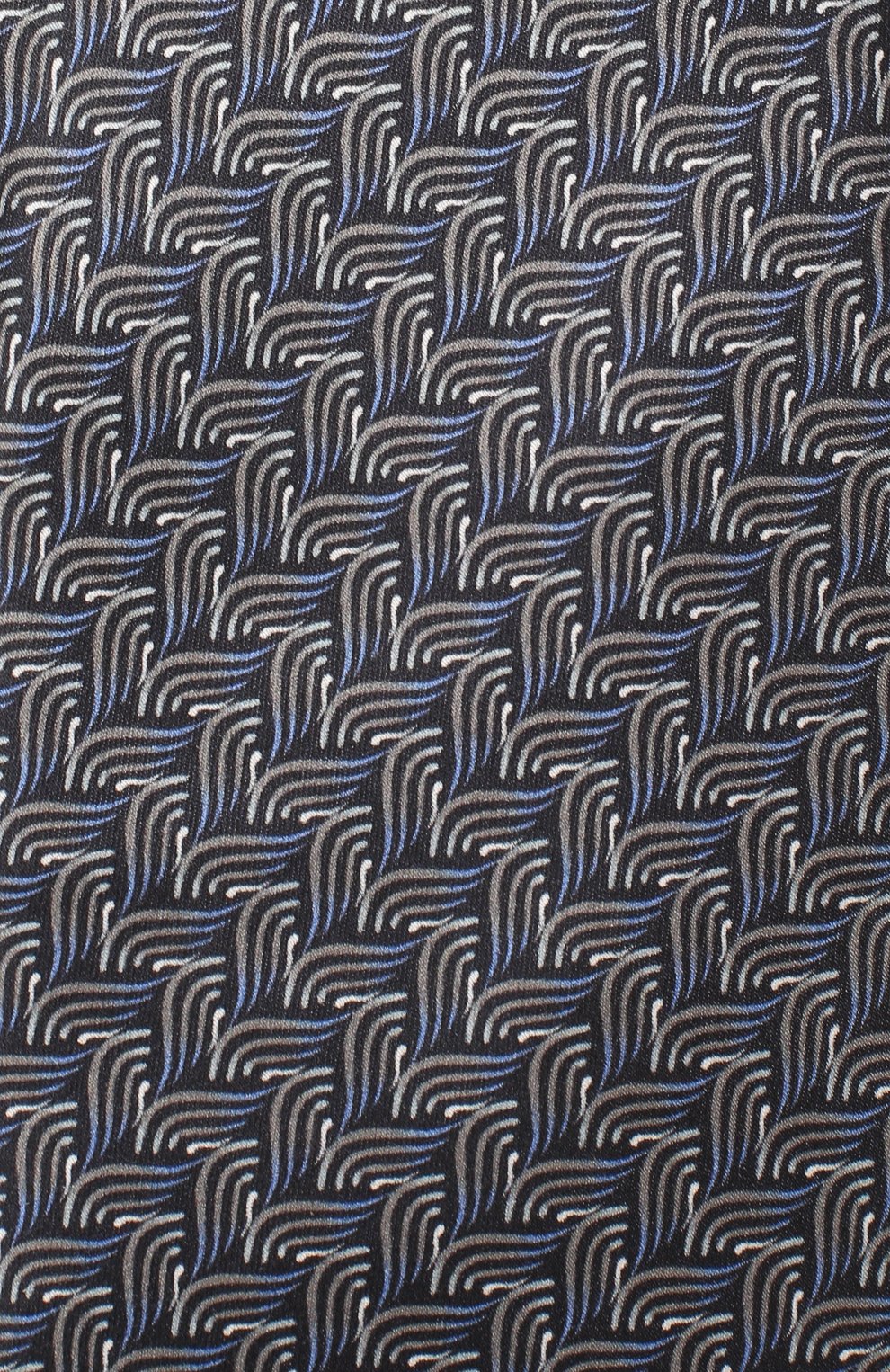 Шелковый галстук LANVIN черного цвета по цене 11350 руб., арт. 2870/TIE, фото 3 Шелковый галстук LANVIN, арт. 2870/TIE, фото 3