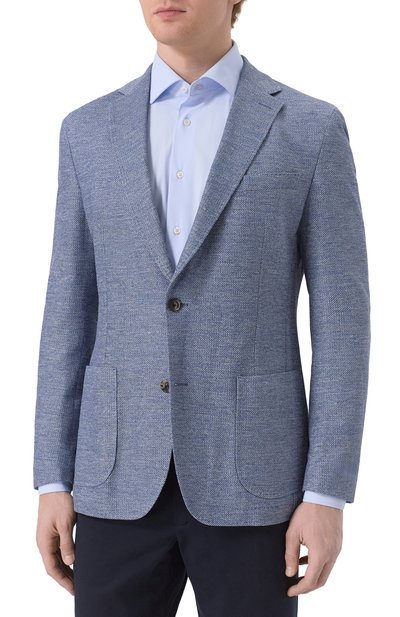 Пиджак изо льна и хлопка WINDSOR, арт. 13 GIR0-J35 10009038 02/30046378, фото 4