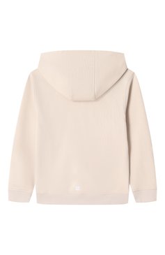 Детский хлопковое худи GIVENCHY кремового цвета, арт. H30700 | Фото 2 (Материал подклада: Хлопок; Рукава: Длинные; Драгоценные камни: Проставлено; Материал сплава: Проставлено; Мальчики Кросс-КТ: Худи-одежда; Материал внешний: Хлопок; Ростовка одежда: 5 лет | 110 см, 7 лет | 122 см, 9 лет | 134 см, 12 лет | 152 см, 13 - 15 лет | 158 см)
