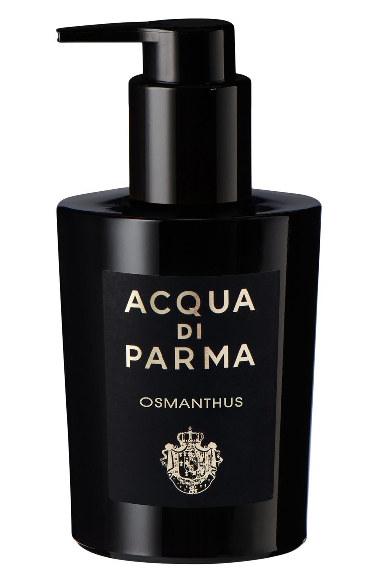 Жидкое мыло для рук и тела osmanthus (300ml) ACQUA DI PARMA бесцветного цвета, арт. ADP081358 | Фото 1 (Региональные ограничения белый список (Axapta Mercury): Не проставлено; Нос: Не проставлено; Назначение: Для тела, Для рук; Косметика кросс-кт: Уход У; Тип продукта: Мыло)