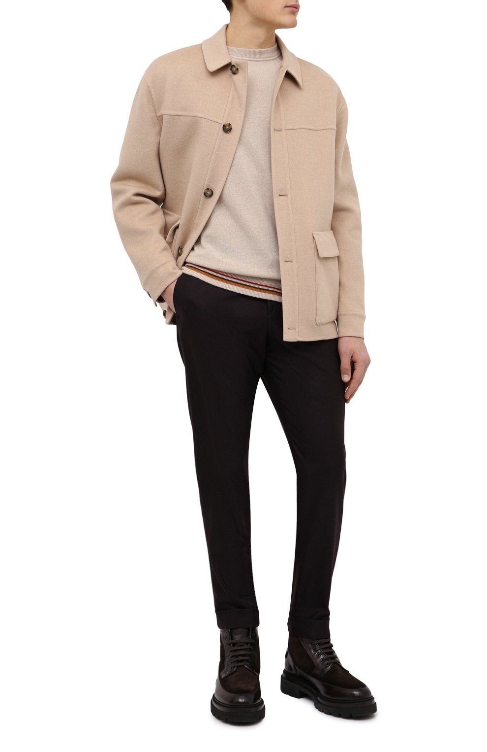 Брюки из кашемира и шерсти викуньи KITON, арт. UFPLACJ0228A/VVIC, фото 2