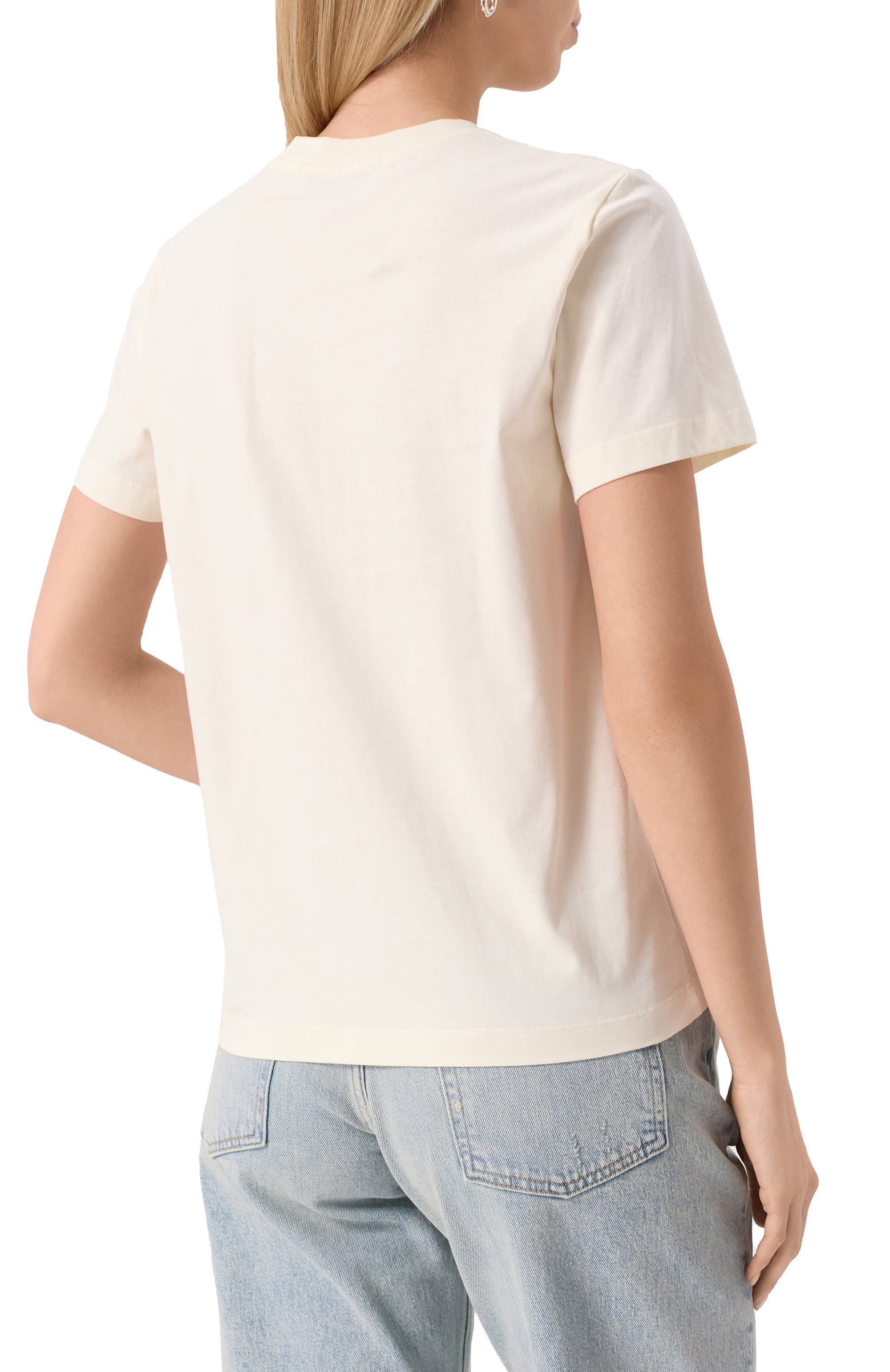 Хлопковая футболка MSGM, арт. 2000MDM500 200002, фото 4