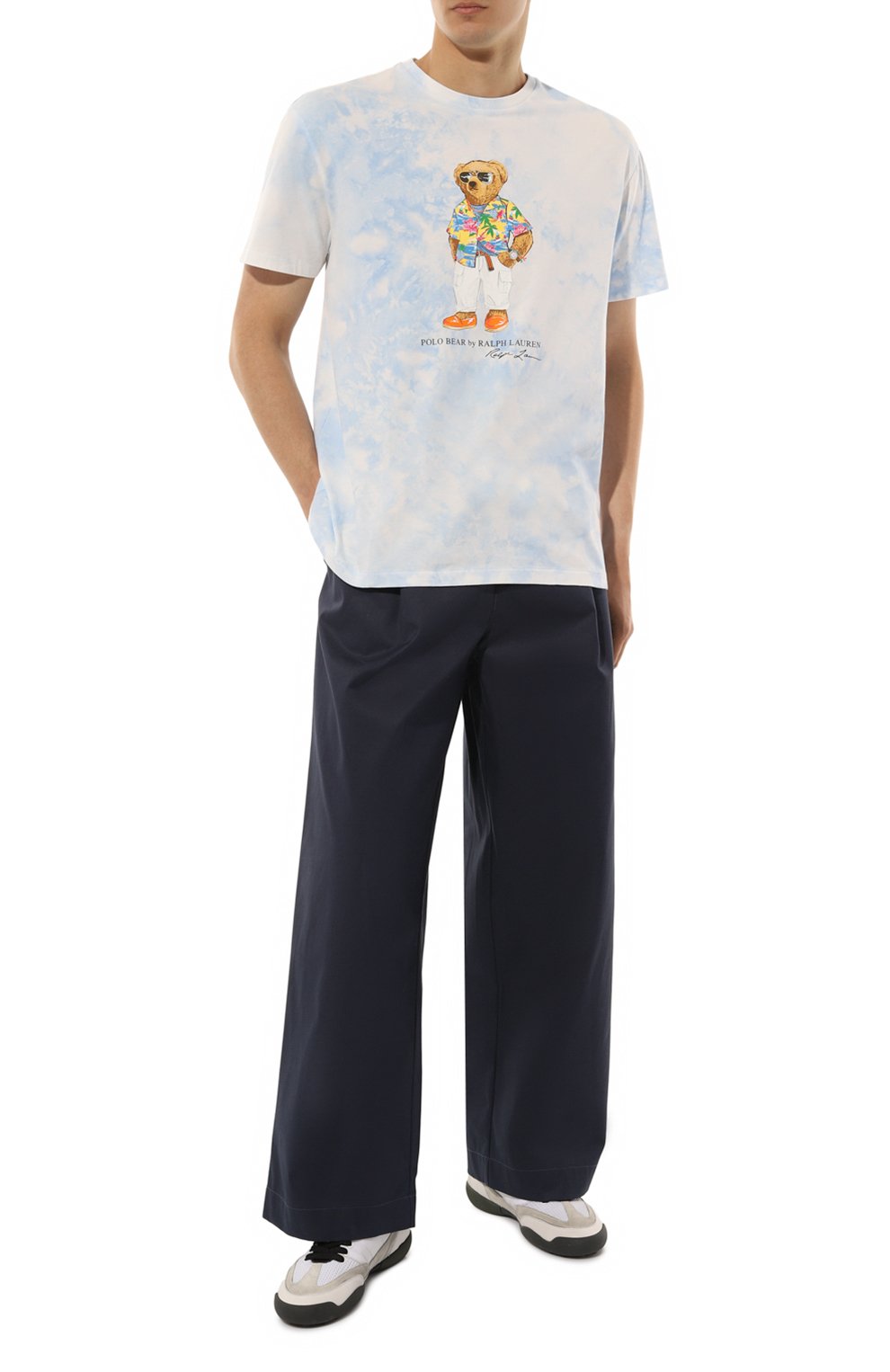 Хлопковая футболка POLO RALPH LAUREN, арт. 710934699, фото 2