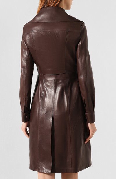 Кожаный плащ liskeard BURBERRY, арт. 8013693, фото 4