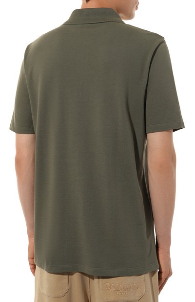 Хлопковое поло BALMAIN, арт. DH1GC028/BC78, фото 4