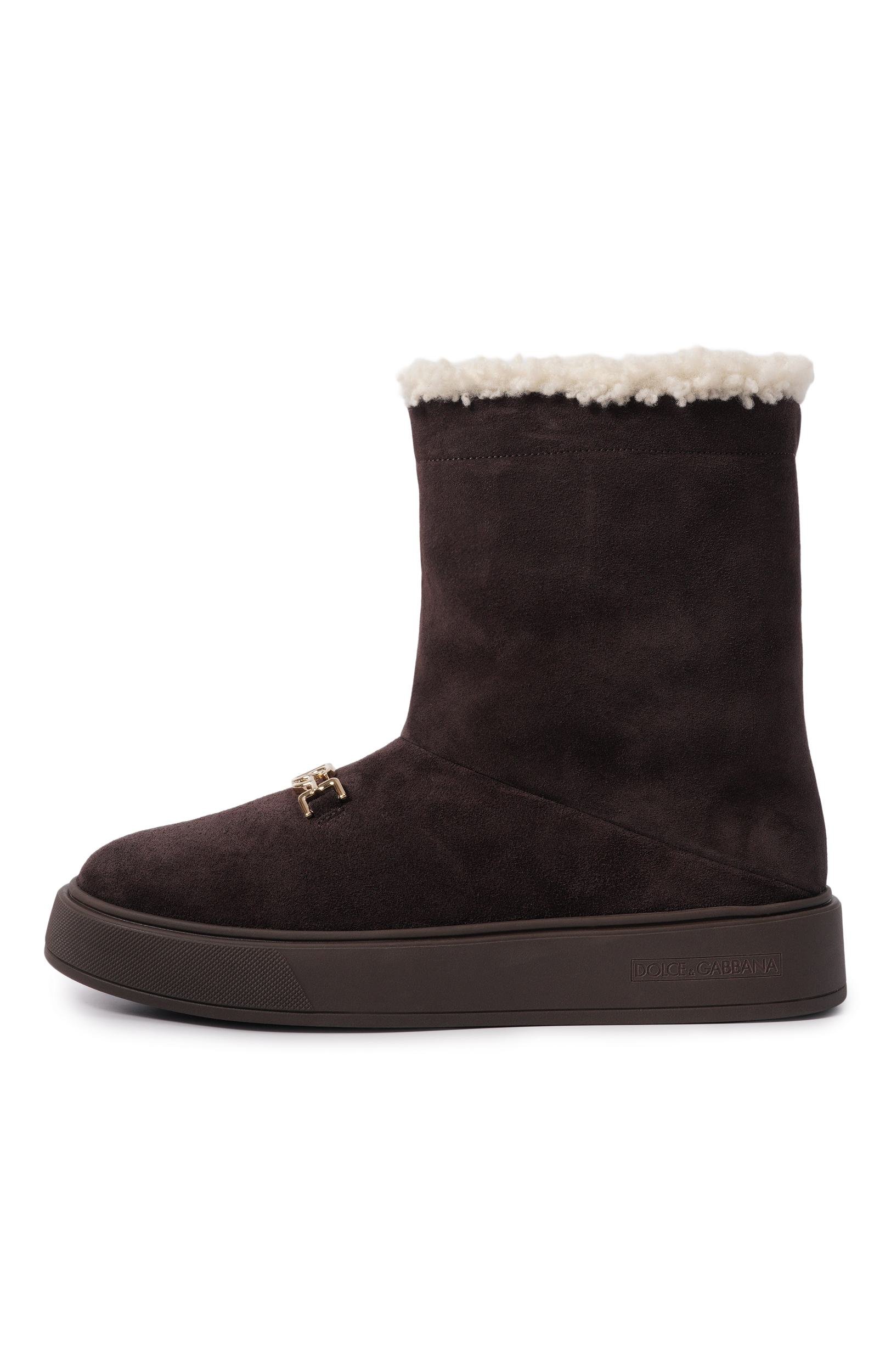 Замшевые сапоги DOLCE & GABBANA, арт. D11449/A3M56, фото 2