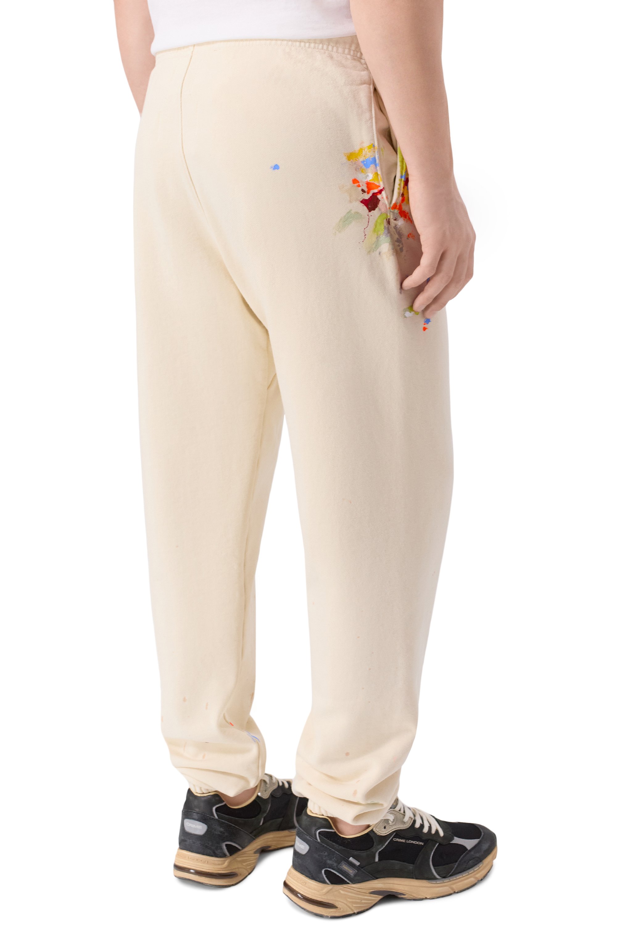 Хлопковые джоггеры GALLERY DEPT. кремового цвета по цене 74750 руб., арт. EN-2130, фото 4 Хлопковые джоггеры GALLERY DEPT., арт. EN-2130, фото 4